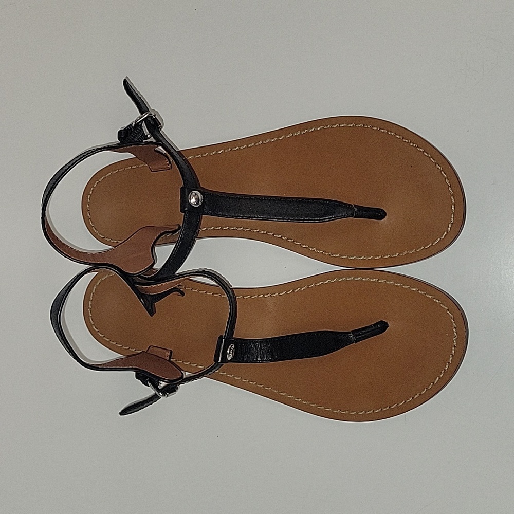 Coach Black Sandals. Size 8